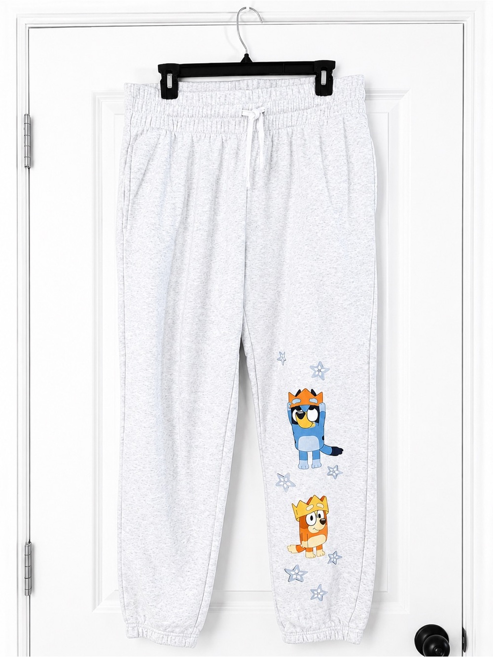 Bluey Bingo Adult Jogger Sweatpants Medium Fleece Lined Lounge Pants